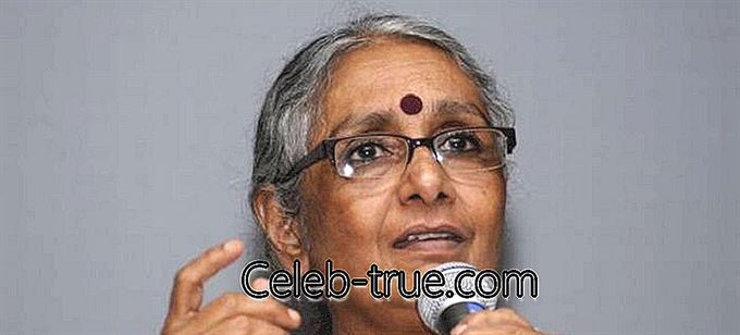 Aruna Roy es una activista política y social india que fundó el Mazdoor Kisan Shakti Sangathana.