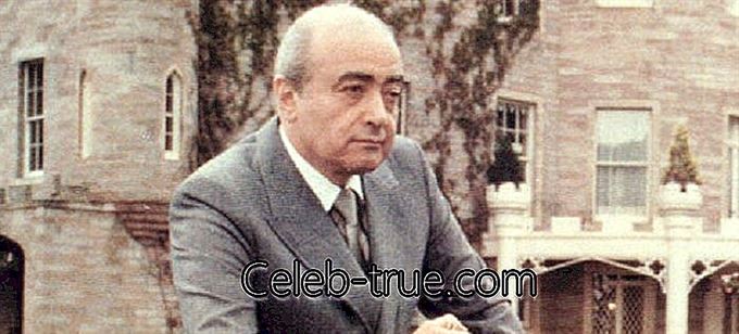 Mohamed Al-Fayed는 Hotel Ritz를 소유 한 이집트 사업가입니다. Mohamed Al-Fayed의 전기는 어린 시절에 대한 자세한 정보를 제공합니다.