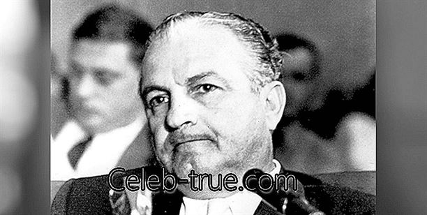 Carlos Marcello was een Italiaans-Amerikaanse misdaadbaas die actief was in de regio New Orleans in Louisiana