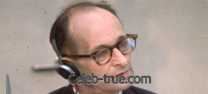 Adolf Eichmann bol podplukovníkom nemeckej armády zodpovedný za organizáciu holokaustu, v ktorom bolo vyhladených takmer šesť miliónov Židov.