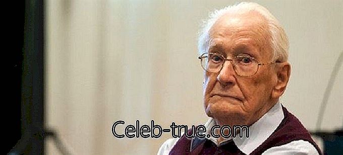 Oskar Gröning egy volt német volt SS-junior csapatvezető, aki Auschwitzban volt kiküldve