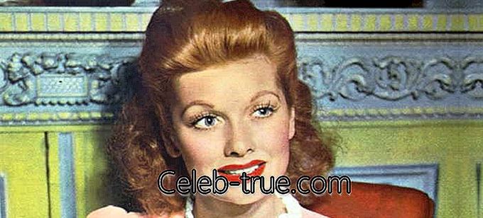 Lucille Ball was een Amerikaans model en actrice, vooral bekend om haar iconische rol in de tv-sitcom 'I Love Lucy'