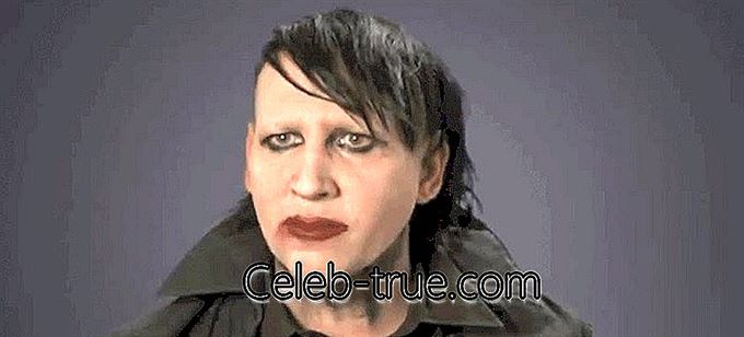 Marilyn Manson es un músico estadounidense que fundó la banda homónima "Marilyn Manson"
