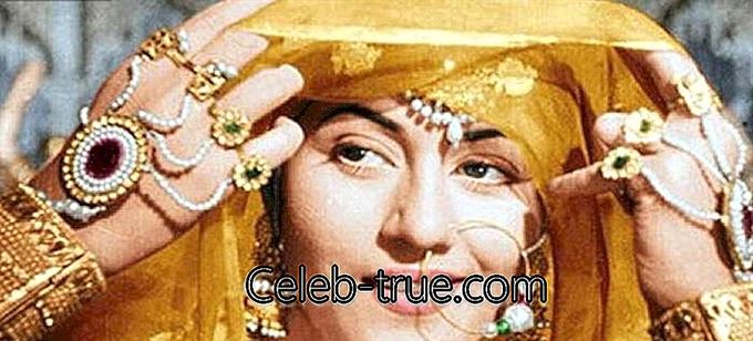 Madhubala byla indická filmová herečka nejlépe známá pro svůj film ugh Mughal-e-Azam