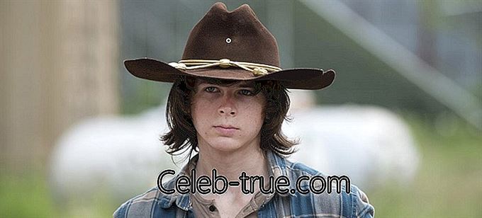 Chandler Riggs es un actor estadounidense que saltó a la fama por su actuación como Carl Grimes en el drama de AMC TV "The Walking Dead".
