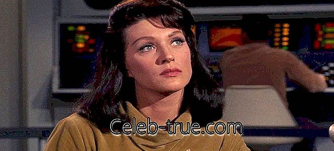 Majel Barrett színésznő és producer volt, a legismertebb a Star Trek sorozattal való társulása miatt
