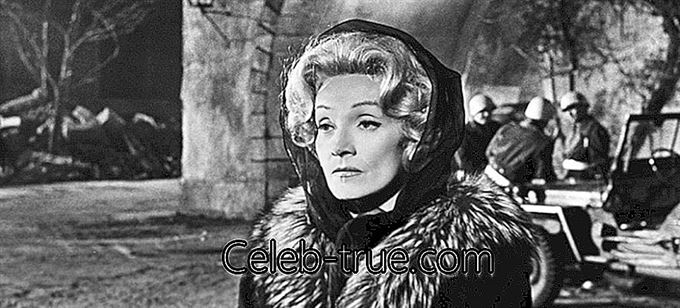 Marlene Dietrich je bila priljubljena nemško-ameriška filmska zvezda in pevka Ta biografija profilira njeno otroštvo,