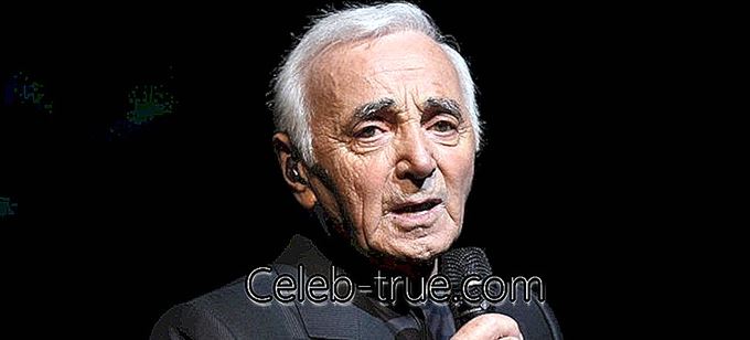 Fransız ve Ermeni şarkıcı-söz yazarı Charles Aznavour ve Fransa’nın en popüler sanatçılarından