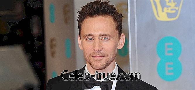 Tom Hiddleston adalah pelakon, pengeluar, dan pengarang muzik terkenal di dunia