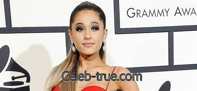 Ariana Grande yra amerikiečių dainininkė ir aktorė, išgarsėjusi po didžiulės savo muzikos albumų sėkmės