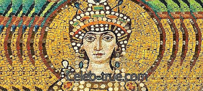 Theodora var en af ​​de mest indflydelsesrige byzantinske kejserinde og hustru til kejser Justinian I