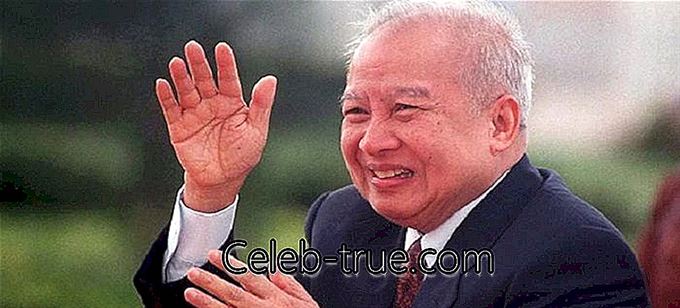 Norodom Sihanouk var kungen av Kambodja och också nationens första premiärminister