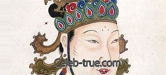 Wu Zetian była cesarzową Chin w czasach dynastii Tang Sprawdź tę biografię, aby dowiedzieć się o jej urodzinach,