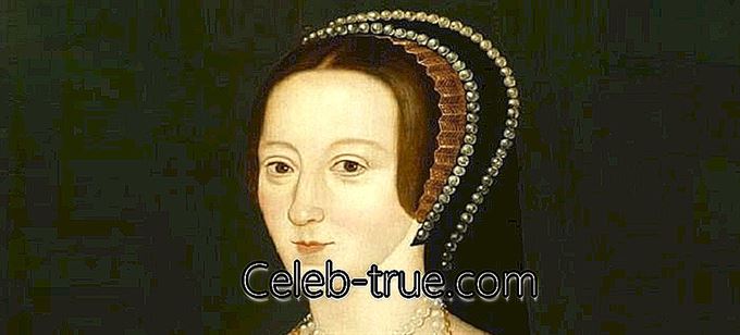 אן בולין הייתה אשתו השנייה של המלך הנרי השמיני מאנגליה הביוגרפיה הזו מציגה פרטים על הפרופיל שלה,