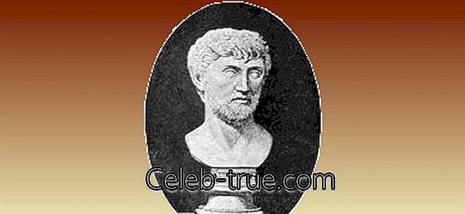 Lucretius római filozófus és költő volt, aki a „De rerumnatura” versre emlékezett