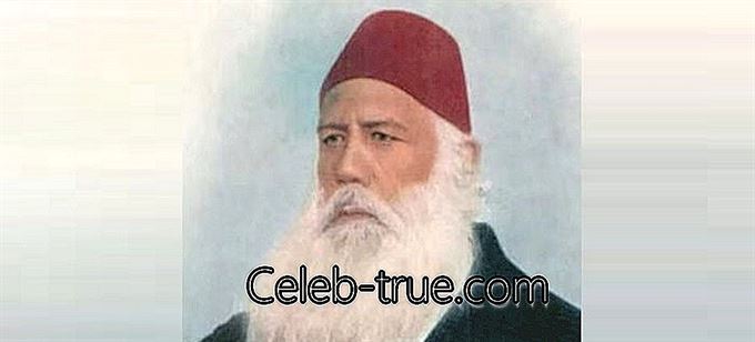 Sir Syed Ahmad Khan 19. yüzyıl Müslüman filozofu ve sosyal aktivistiydi