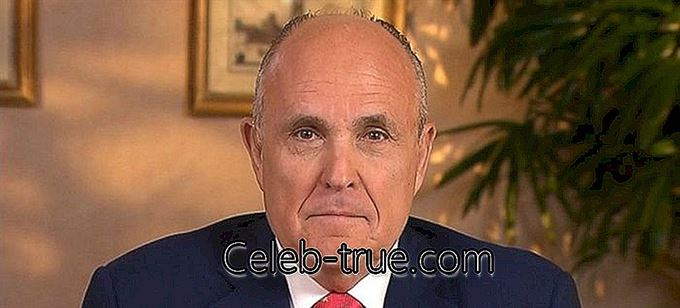Rudy Giuliani je bývalý americký politik, právník, podnikatel a veřejný mluvčí