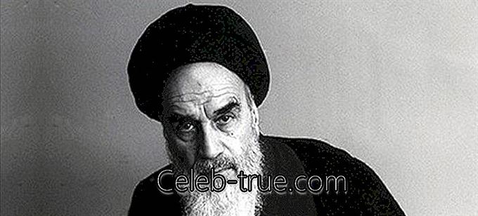 아야톨라 호메이니 (Ayatollah Khomeini)는이란의 정치, 종교 지도자로 사망 할 때까지 자신의 나라에서 가장 높은 직책을 맡았습니다.