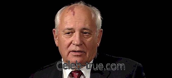Mikhail Gorbachev ผู้ชนะรางวัลโนเบลสาขาสันติภาพเป็นหนึ่งในผู้นำที่มีชื่อเสียงของอดีตสหภาพโซเวียต