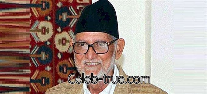 Sushil Koirala nepáli politikus volt és Nepál volt miniszterelnöke