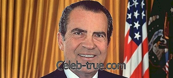 Richard Milhous Nixon var den 37. presidenten i USA, som måtte trekke seg fra vervet på grunn av sitt engasjement i Watergate-skandalen