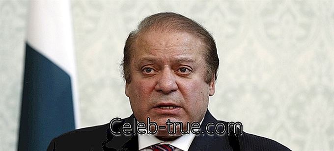 Nawaz Sharif is de huidige premier van Pakistan die in 2013 aantrad
