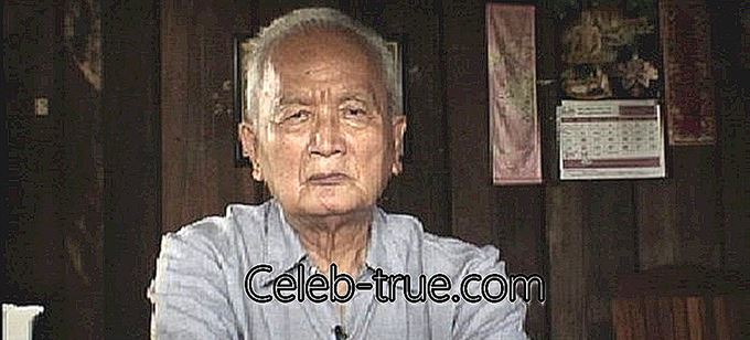 Nuon Chea je bývalý kambodžský politik běžně známý jako „bratr číslo dvě“