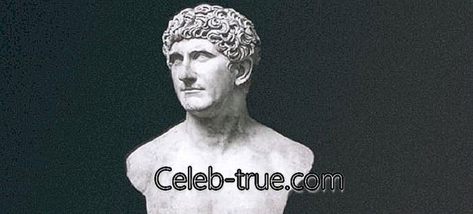 Mark Antony adalah seorang jenderal dan politisi Romawi yang terkenal. Lihatlah biografi ini untuk mengetahui tentang masa kecilnya,