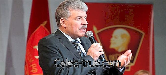 Pavel Grudinin on venäläinen sosialistinen poliitikko ja maatalousyrittäjä