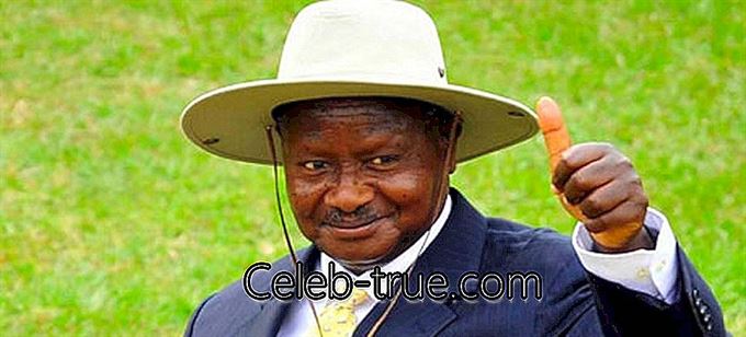 Yoweri Museveni je trenutni predsjednik Ugande Ova biografija daje detaljne podatke o njegovom djetinjstvu,
