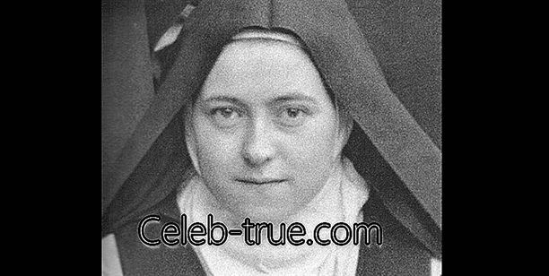Lisieux Therese volt római katolikus apáca, akit a modern életben széles körben tiszteletben tartanak