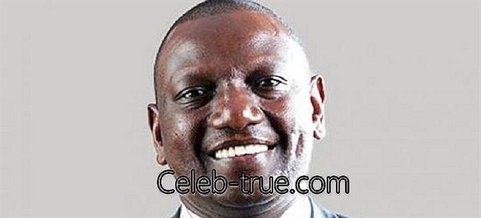 William Ruto je politik, který pochází z Keni a je prvním náměstkem prezidenta Keňské republiky.