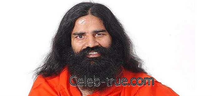 Baba Ramdev est un chef spirituel indien et fondateur des Patanjali Yogpeeth