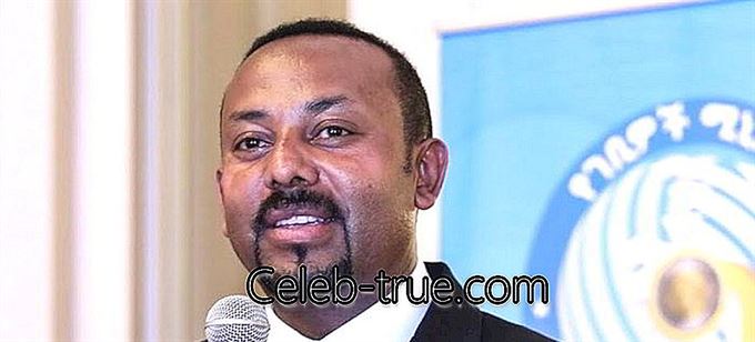 Ο Abiy Ahmed είναι ο σημερινός πρωθυπουργός της Αιθιοπίας, ο οποίος κέρδισε το βραβείο Νόμπελ Ειρήνης το 2019
