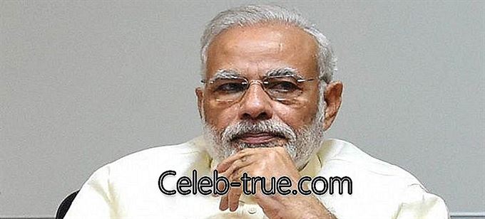 ناريندرا دامودارداس مودي سياسي هندي بارز ورئيس وزراء الهند الحالي