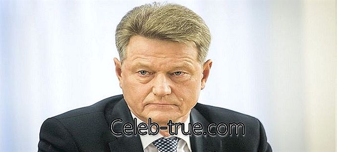 Rolandas Paksas est un politicien lituanien et un ancien président du pays