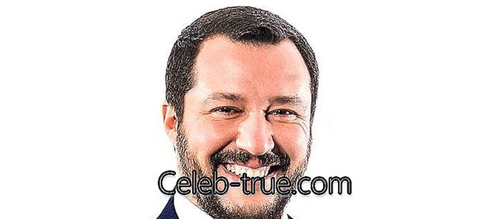 Matteo Salvini to włoski polityk pełniący funkcję wicepremiera Włoch