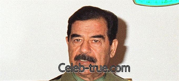 Saddam Hussein adalah Presiden kelima Iraq yang rejimnya berlangsung selama hampir dua setengah dekad