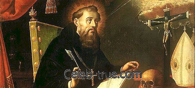 Saint Augustine var en kristen teolog som betraktades som en av de främsta figurerna i den forntida västra kyrkan