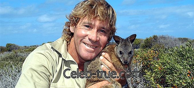 Steve Irwin var en berömd australisk naturforskare som är mest känd för sin djurlivshow "The Crocodile Hunter"