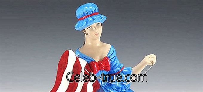 Betsy Ross ble kvinnen som ble kreditert med å lage det første amerikanske flagget. Sjekk ut denne biografien for å vite om bursdagen hennes,