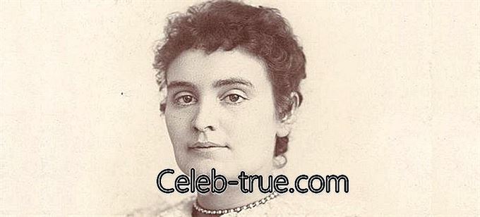 Eine brillante irisch-amerikanische Lehrerin, die Helen Keller unterrichtete, die blind war,
