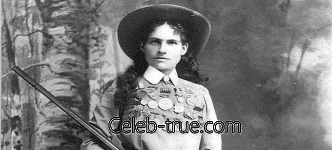 Енні Оклі була американською стрілецькою стрілецькою і вважається першою жінкою суперзірки в Америці