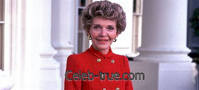 Nancy Reagan var kona til den 40. presidenten i USA, Ronald Reagan