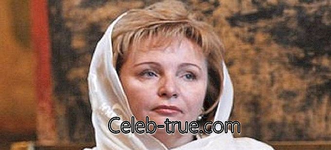Ljudmila Putina egy orosz nyelvész, aki korábban Vlagyimir Putyin felesége volt