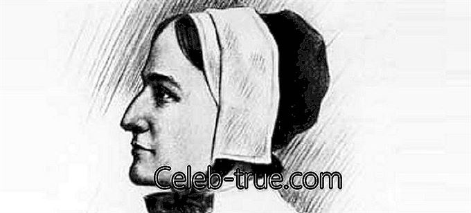 Ан Хътчинсън беше религиозен либерал и пуритански духовен съветник Тази биография профилира нейното детство,