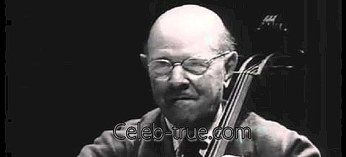 Pablo Casals는 20 세기 영향력 있고 존경받는 첼리스트이자 지휘자였습니다.
