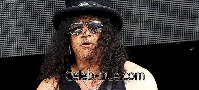 Slash es un músico británico-estadounidense, el ex guitarrista principal de la banda de hard rock Guns N 'Roses.