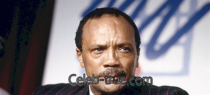 Quincy Jones è un produttore discografico americano, produttore cinematografico e televisivo, compositore,