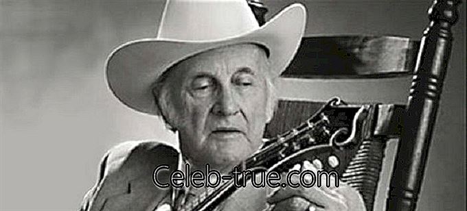 Müzikal bir öncü olan Bill Monroe, 'Bluegrass müziğinin babası' olarak ünlüdür